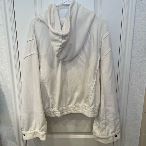 FREE PEOPLE MIX-UP SWEATSHIRT HOODIE JACKET - Picture 3 of 5